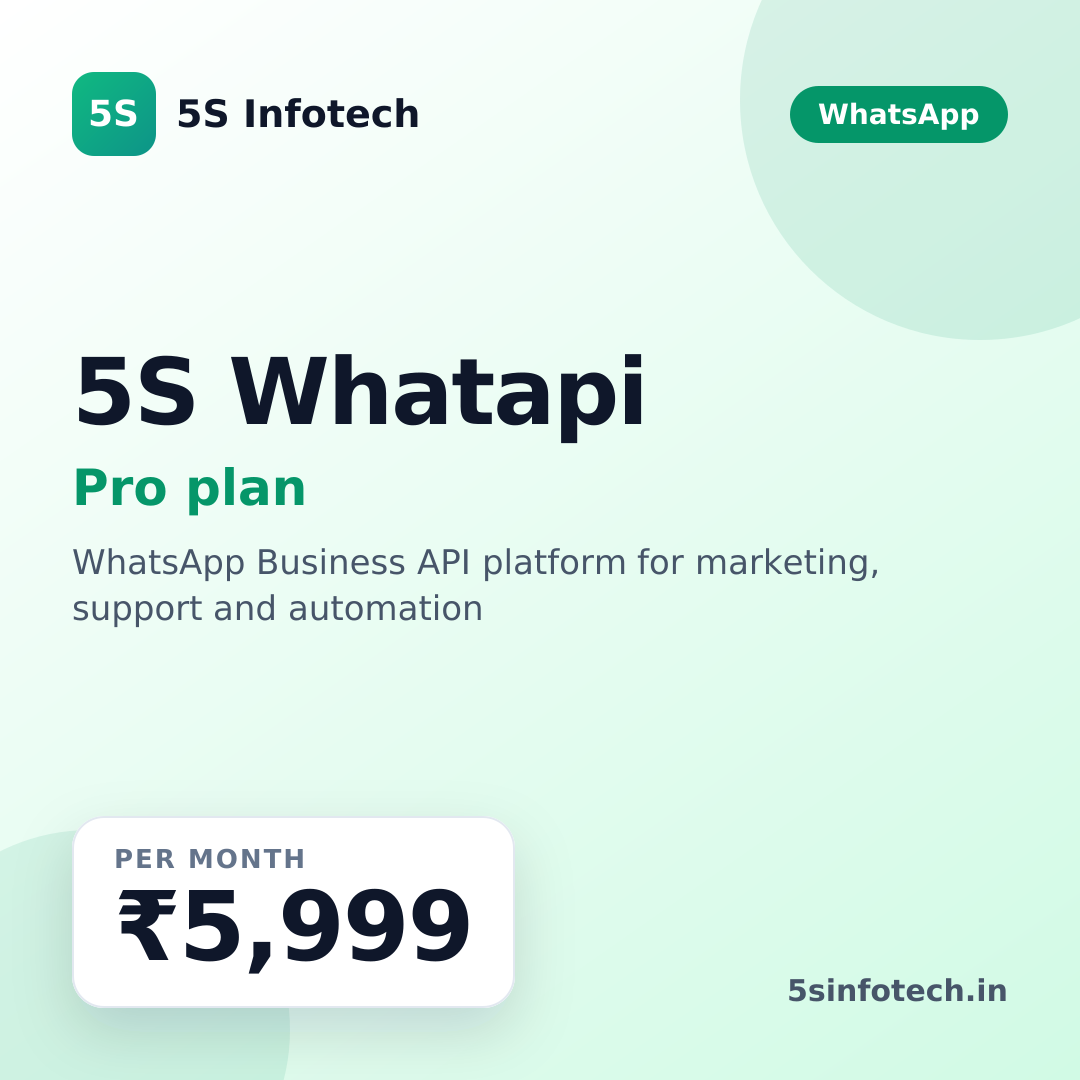 5S Whatapi — Pro